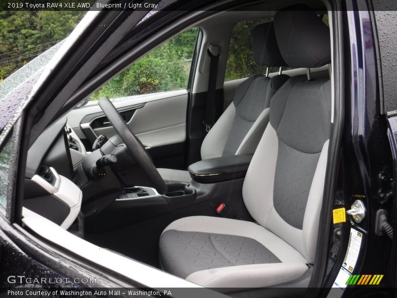 Blueprint / Light Gray 2019 Toyota RAV4 XLE AWD