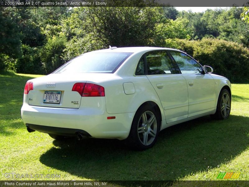 Arctic White / Ebony 2006 Audi A4 2.0T quattro Sedan
