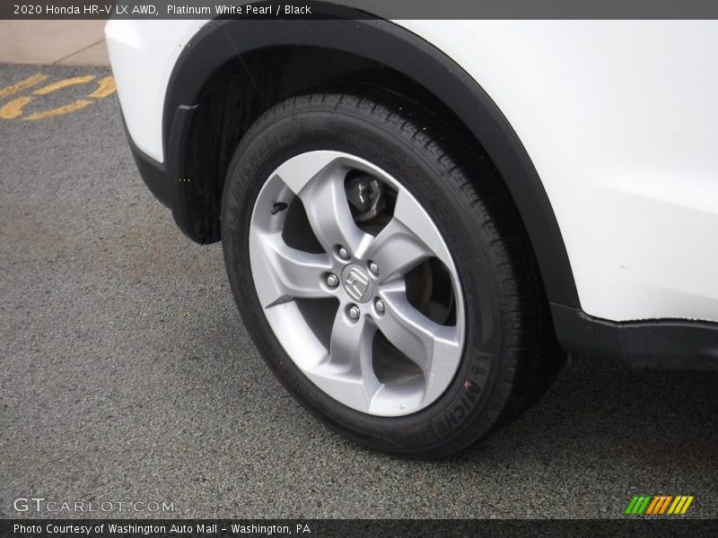 Platinum White Pearl / Black 2020 Honda HR-V LX AWD