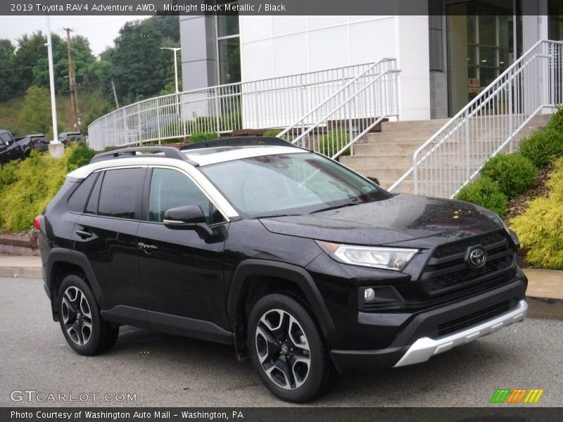 Midnight Black Metallic / Black 2019 Toyota RAV4 Adventure AWD