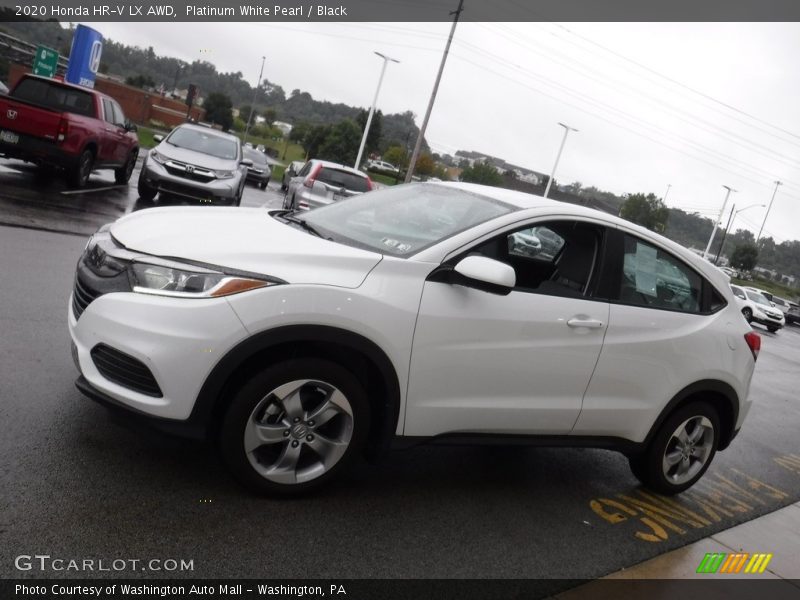 Platinum White Pearl / Black 2020 Honda HR-V LX AWD