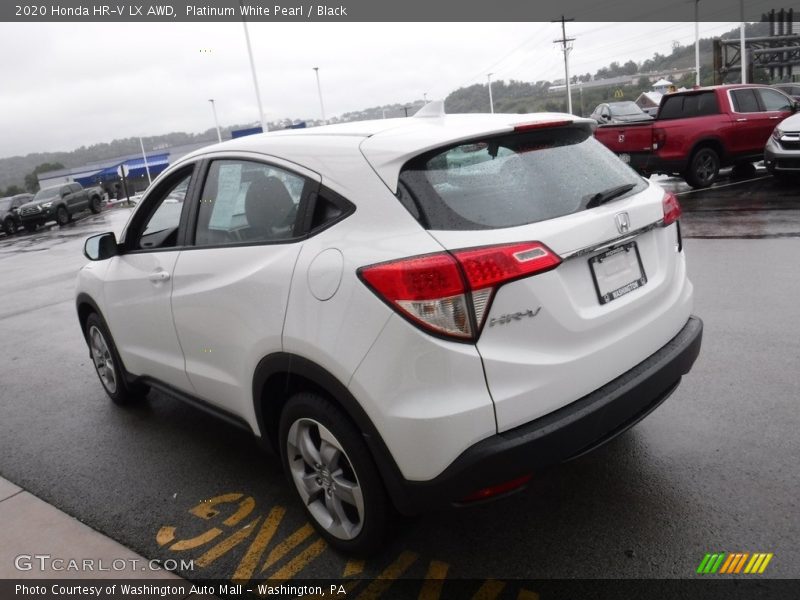 Platinum White Pearl / Black 2020 Honda HR-V LX AWD