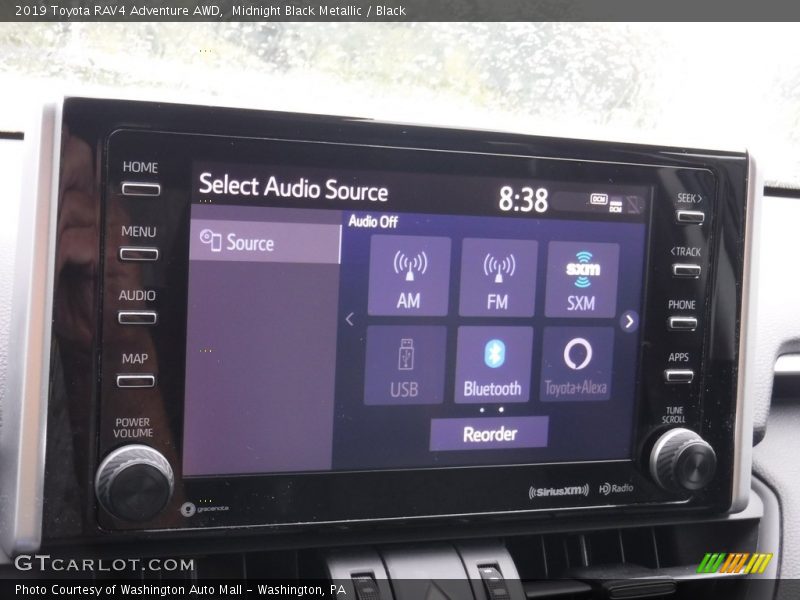 Midnight Black Metallic / Black 2019 Toyota RAV4 Adventure AWD