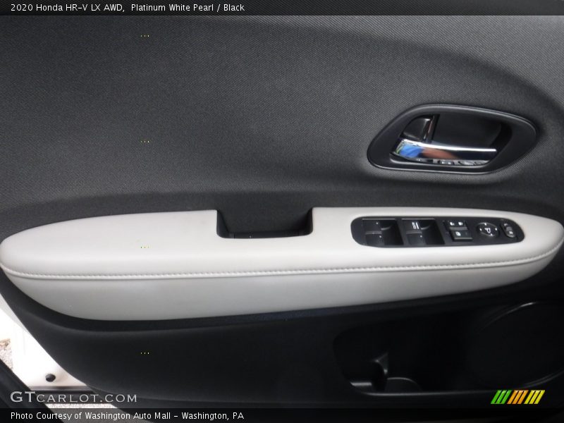 Platinum White Pearl / Black 2020 Honda HR-V LX AWD