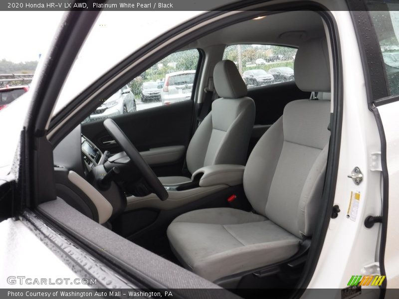 Platinum White Pearl / Black 2020 Honda HR-V LX AWD