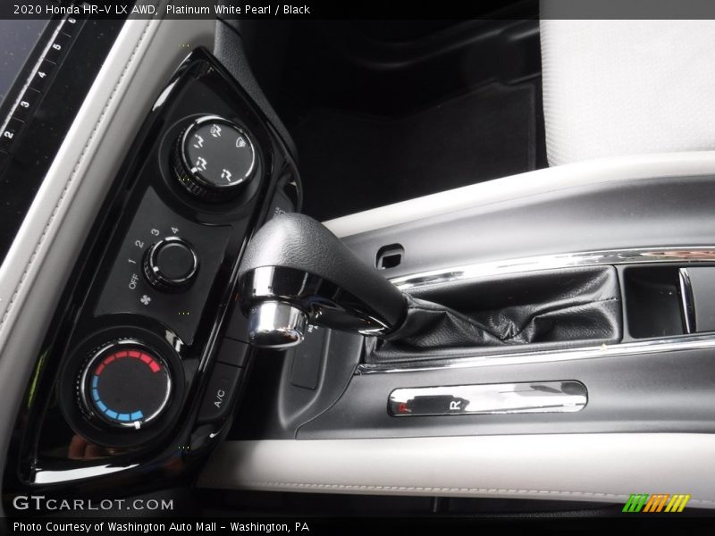 Platinum White Pearl / Black 2020 Honda HR-V LX AWD