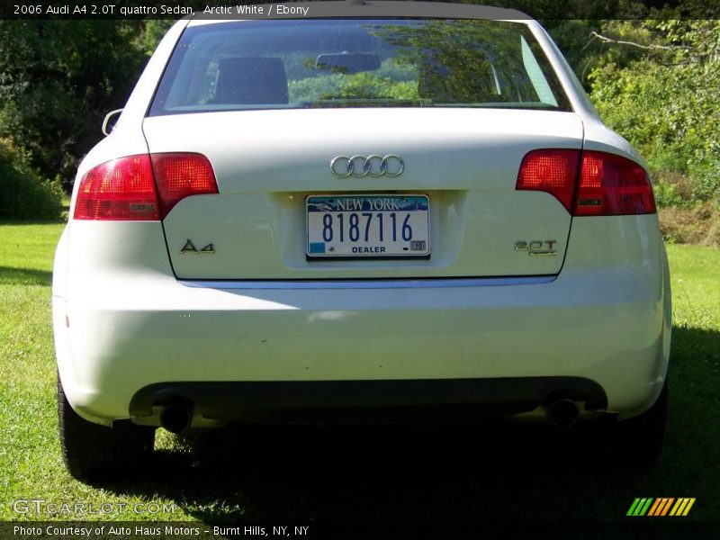 Arctic White / Ebony 2006 Audi A4 2.0T quattro Sedan