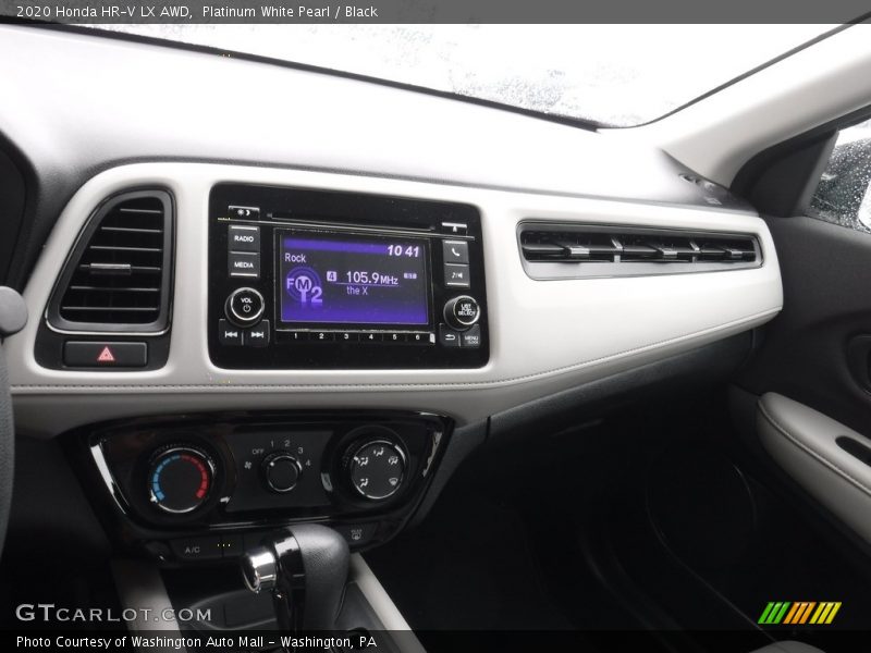 Platinum White Pearl / Black 2020 Honda HR-V LX AWD