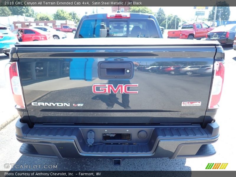 Satin Steel Metallic / Jet Black 2018 GMC Canyon All Terrain Extended Cab 4x4
