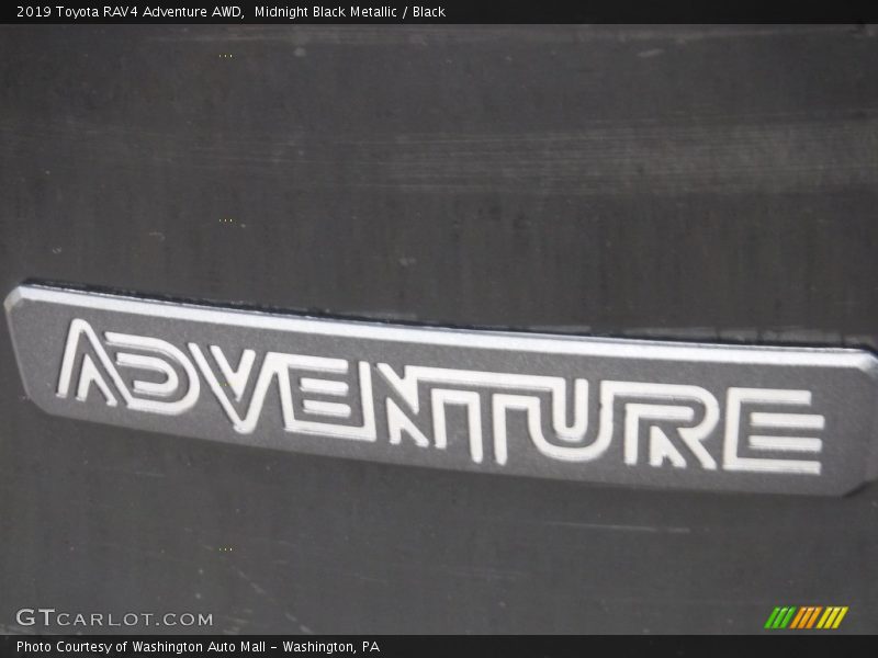 Midnight Black Metallic / Black 2019 Toyota RAV4 Adventure AWD