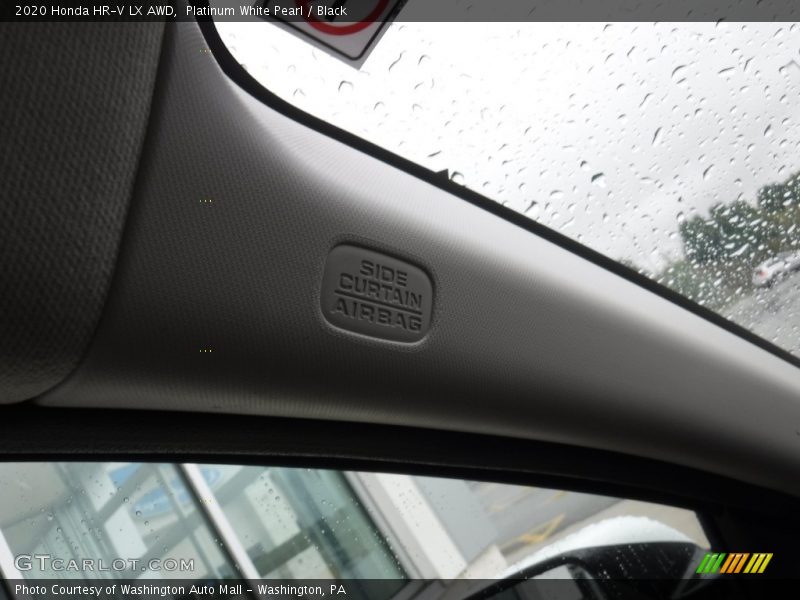 Platinum White Pearl / Black 2020 Honda HR-V LX AWD