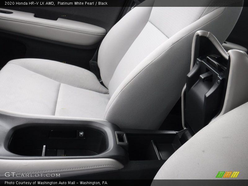 Platinum White Pearl / Black 2020 Honda HR-V LX AWD