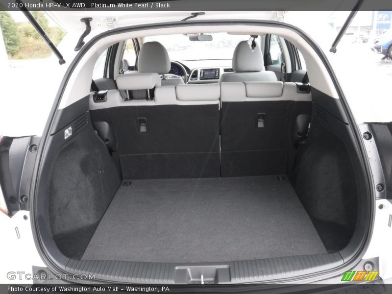 Platinum White Pearl / Black 2020 Honda HR-V LX AWD
