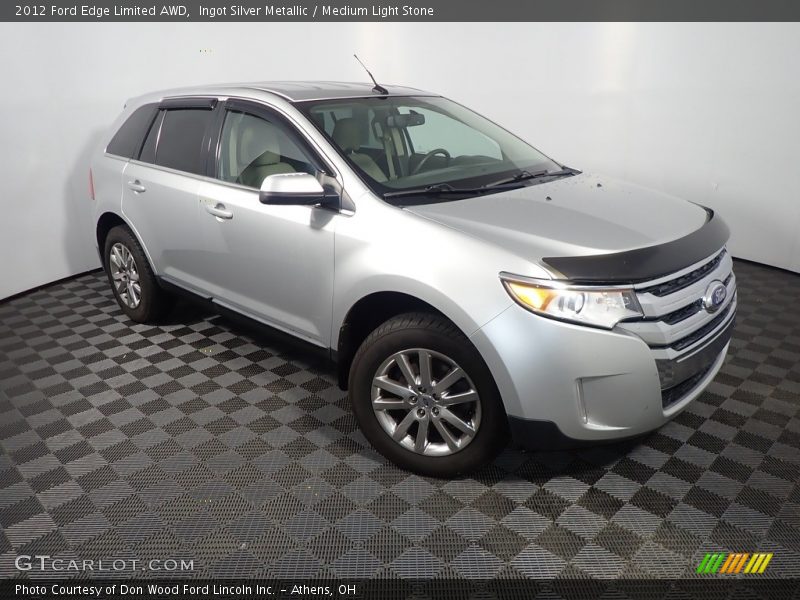 Ingot Silver Metallic / Medium Light Stone 2012 Ford Edge Limited AWD