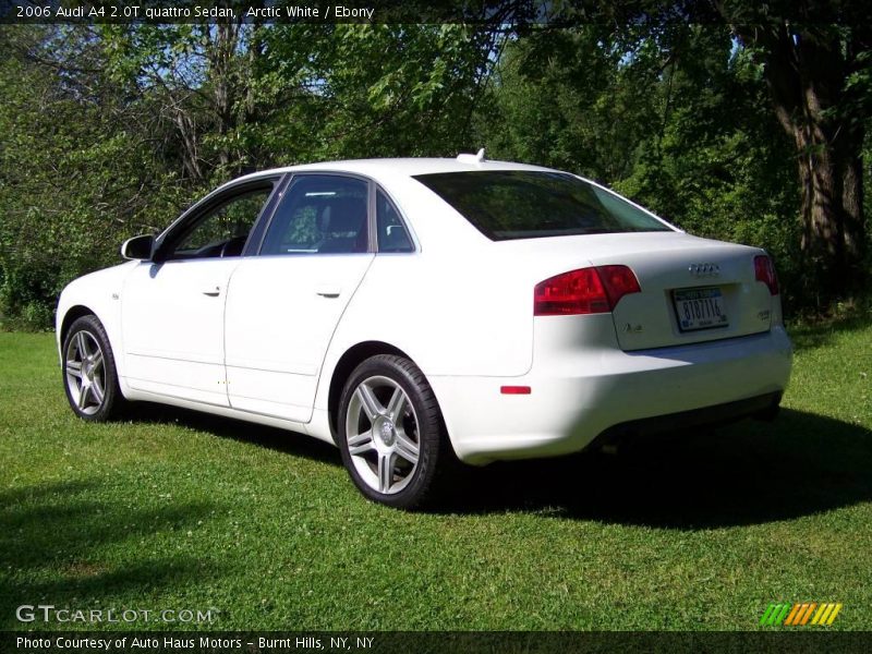 Arctic White / Ebony 2006 Audi A4 2.0T quattro Sedan