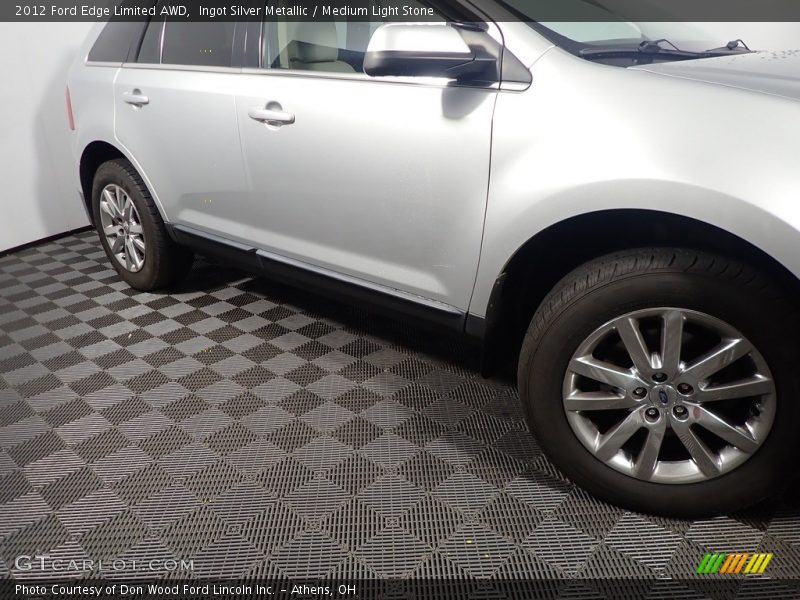 Ingot Silver Metallic / Medium Light Stone 2012 Ford Edge Limited AWD