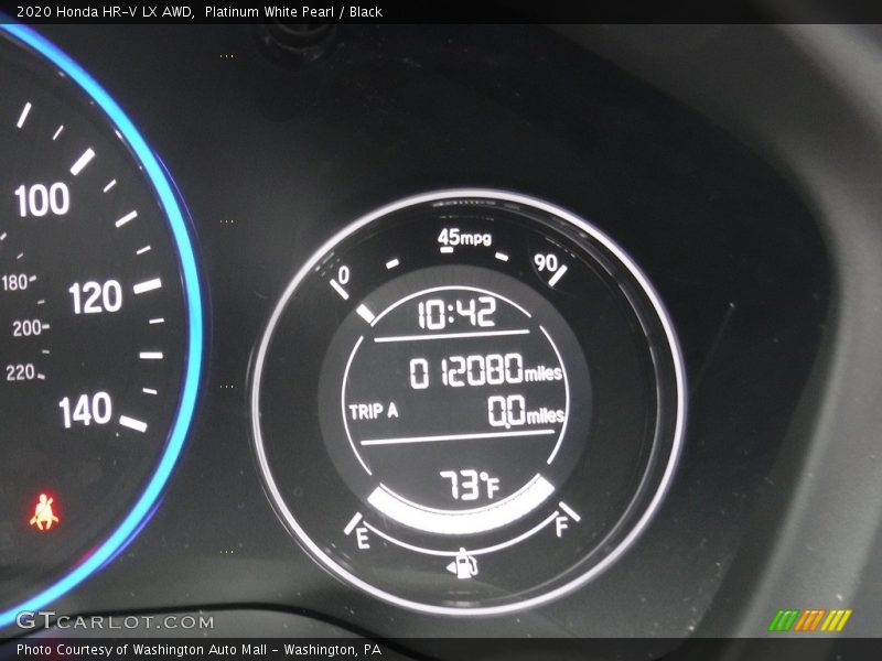 Platinum White Pearl / Black 2020 Honda HR-V LX AWD