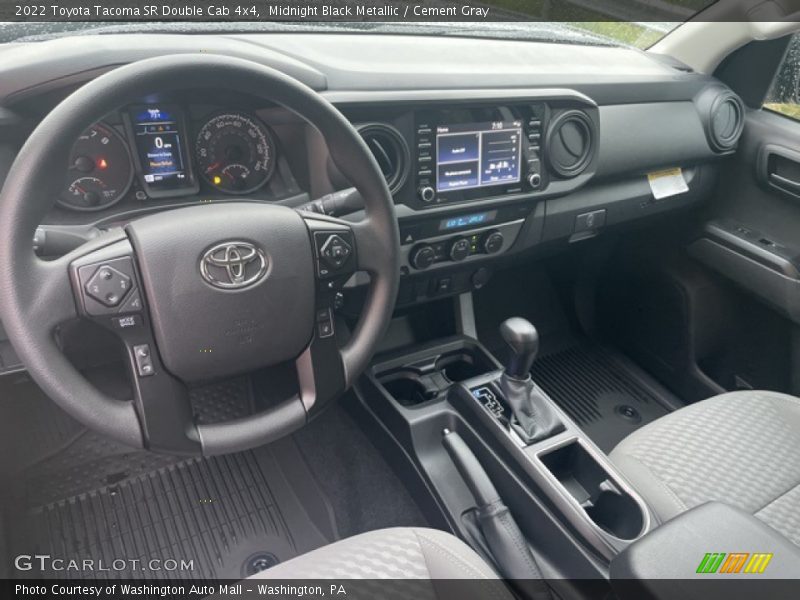  2022 Tacoma SR Double Cab 4x4 Cement Gray Interior