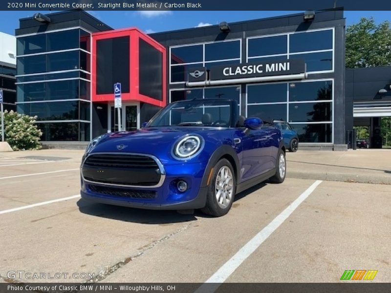 Starlight Blue Metallic / Carbon Black 2020 Mini Convertible Cooper