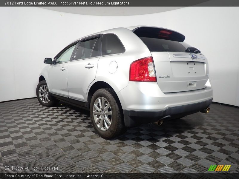 Ingot Silver Metallic / Medium Light Stone 2012 Ford Edge Limited AWD