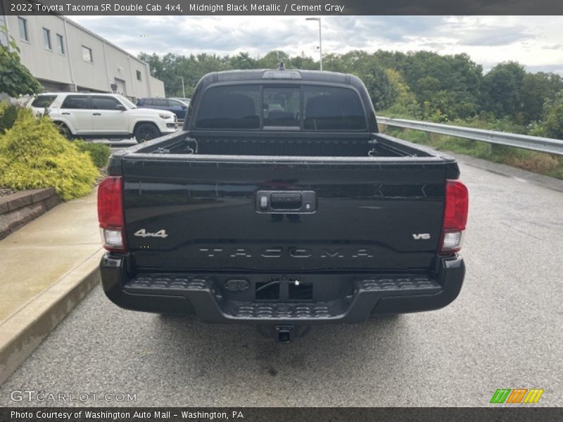 Midnight Black Metallic / Cement Gray 2022 Toyota Tacoma SR Double Cab 4x4