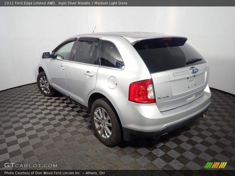 Ingot Silver Metallic / Medium Light Stone 2012 Ford Edge Limited AWD