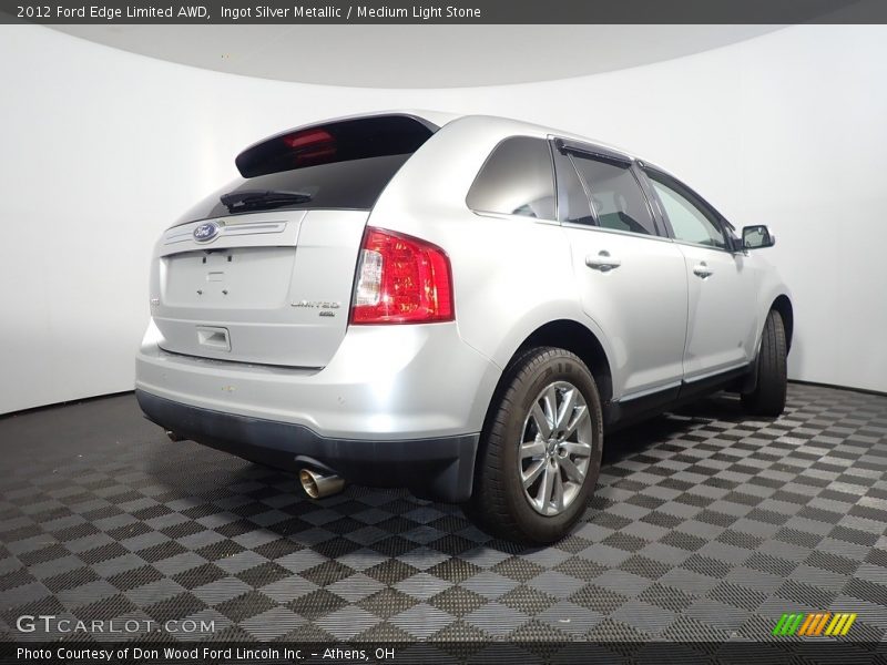 Ingot Silver Metallic / Medium Light Stone 2012 Ford Edge Limited AWD