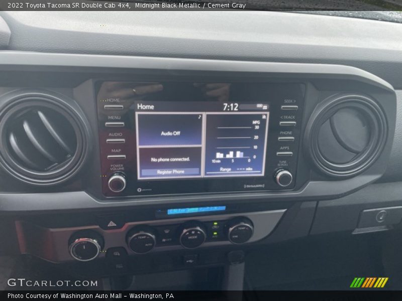 Controls of 2022 Tacoma SR Double Cab 4x4