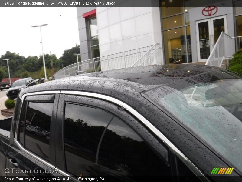 Crystal Black Pearl / Black 2019 Honda Ridgeline RTL-T AWD