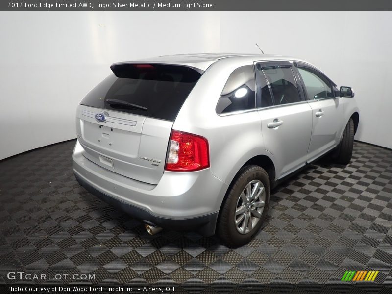 Ingot Silver Metallic / Medium Light Stone 2012 Ford Edge Limited AWD
