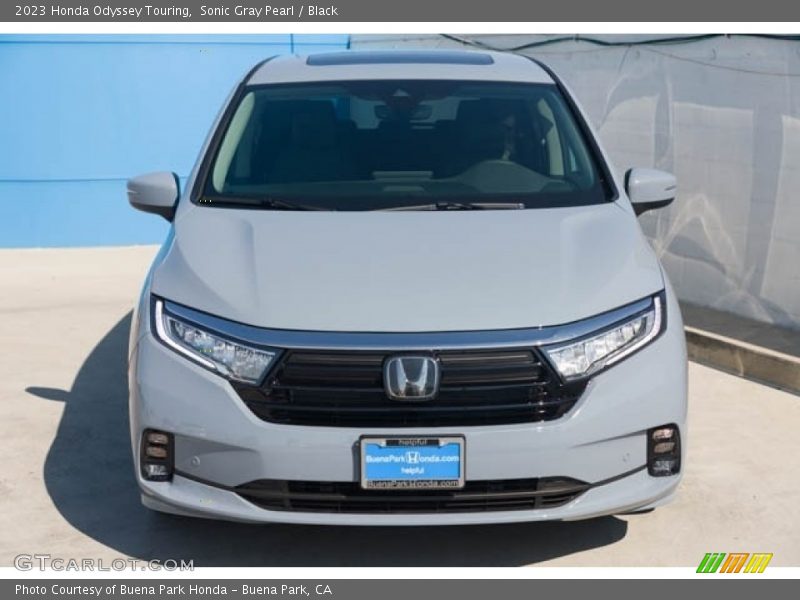 Sonic Gray Pearl / Black 2023 Honda Odyssey Touring