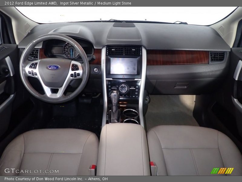 Ingot Silver Metallic / Medium Light Stone 2012 Ford Edge Limited AWD