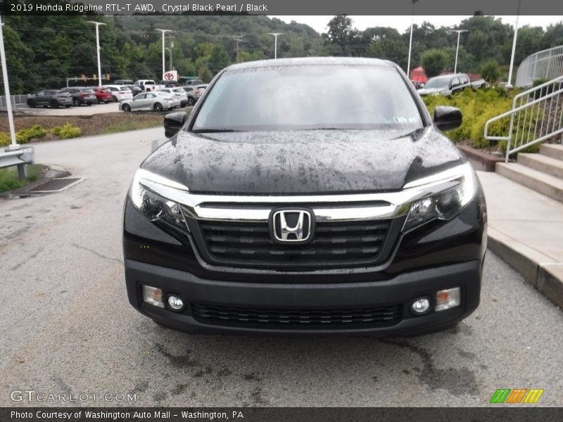 Crystal Black Pearl / Black 2019 Honda Ridgeline RTL-T AWD
