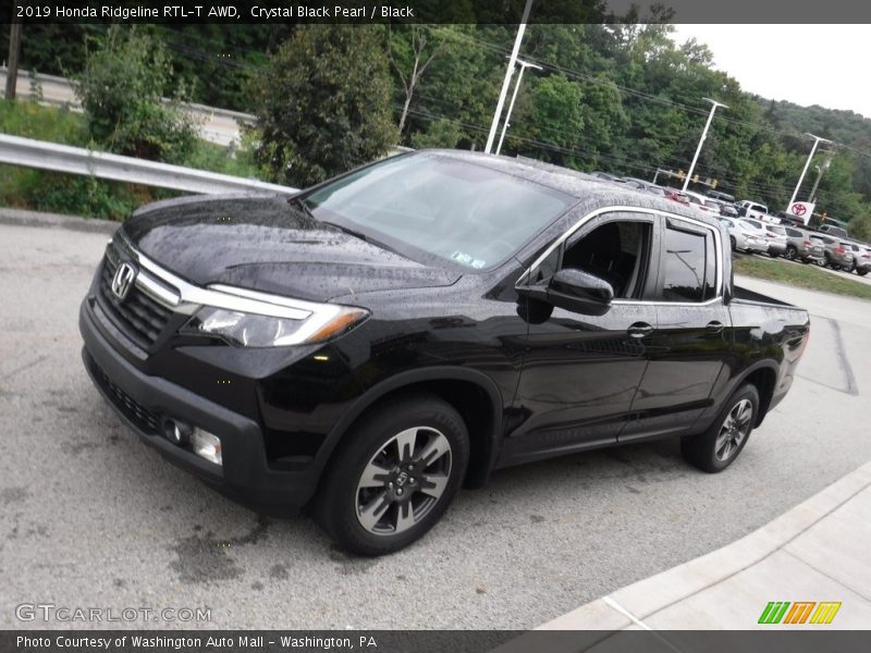 Crystal Black Pearl / Black 2019 Honda Ridgeline RTL-T AWD