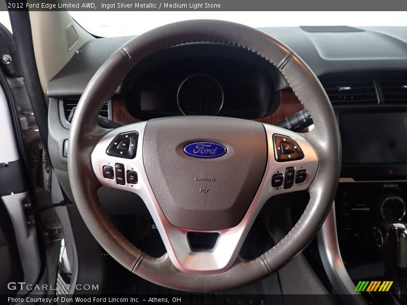 Ingot Silver Metallic / Medium Light Stone 2012 Ford Edge Limited AWD
