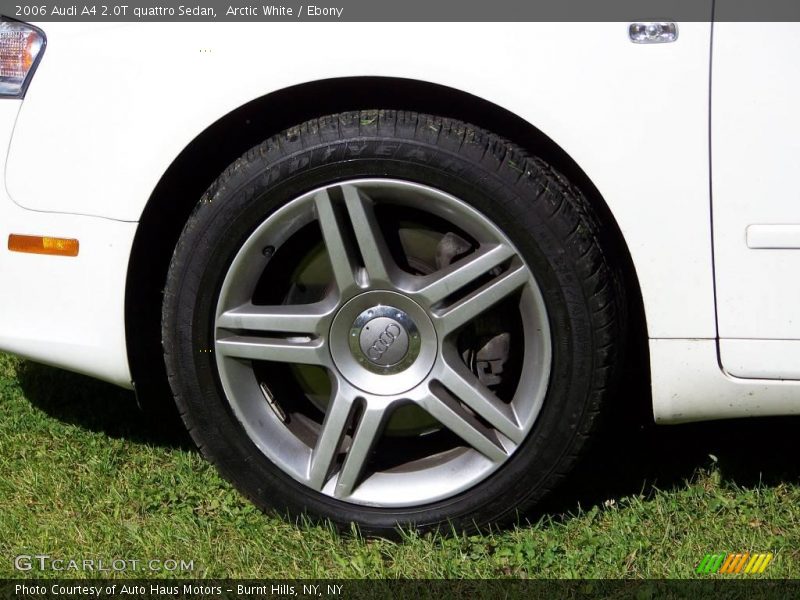 Arctic White / Ebony 2006 Audi A4 2.0T quattro Sedan