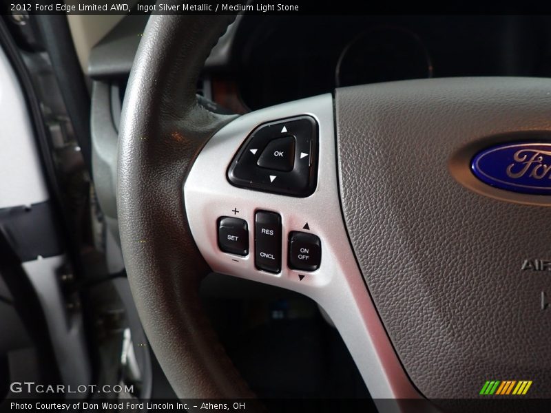 Ingot Silver Metallic / Medium Light Stone 2012 Ford Edge Limited AWD
