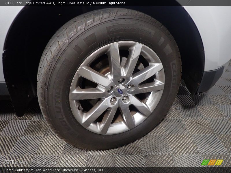 Ingot Silver Metallic / Medium Light Stone 2012 Ford Edge Limited AWD