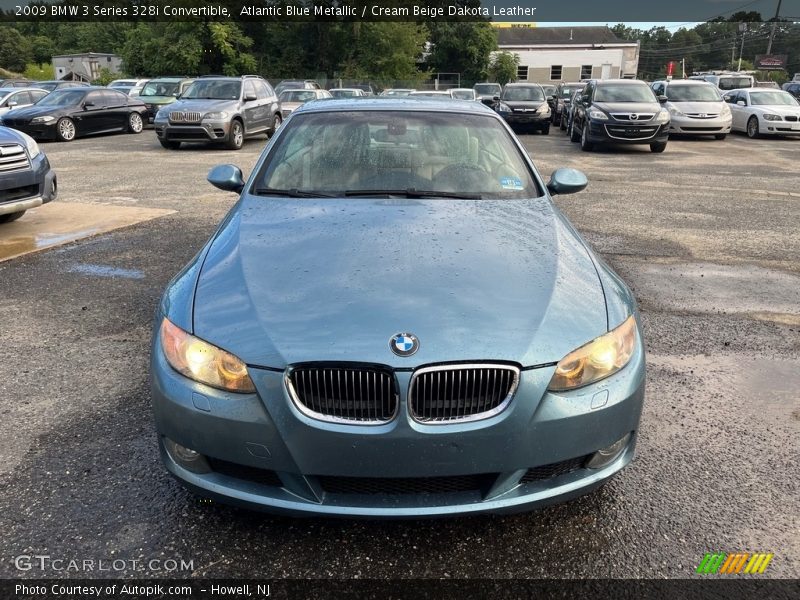 Atlantic Blue Metallic / Cream Beige Dakota Leather 2009 BMW 3 Series 328i Convertible