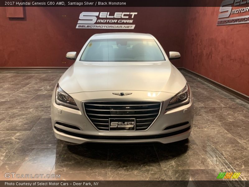 Santiago Silver / Black Monotone 2017 Hyundai Genesis G80 AWD