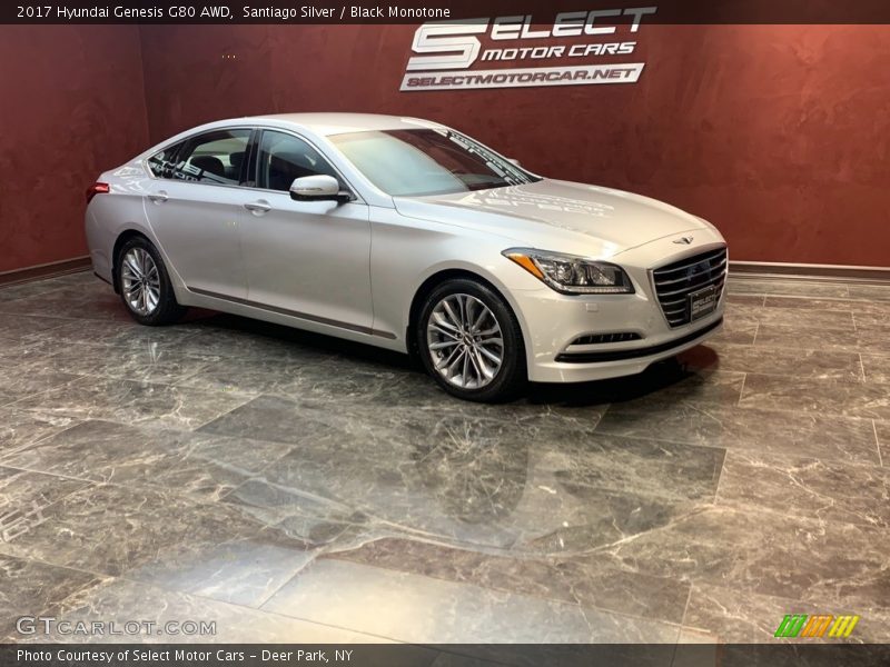 Santiago Silver / Black Monotone 2017 Hyundai Genesis G80 AWD