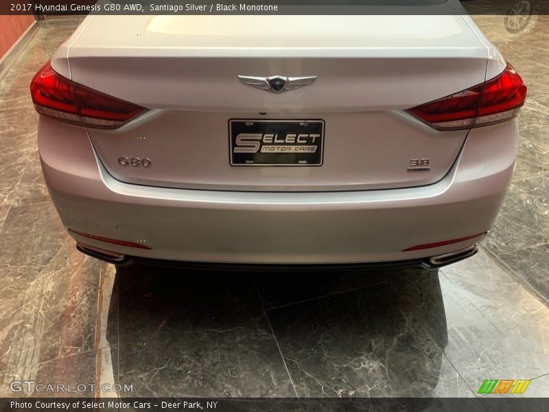 Santiago Silver / Black Monotone 2017 Hyundai Genesis G80 AWD