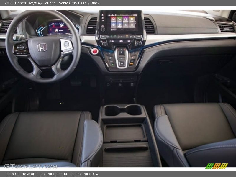 Sonic Gray Pearl / Black 2023 Honda Odyssey Touring