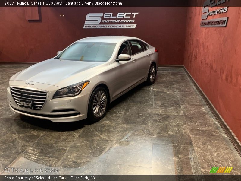 Santiago Silver / Black Monotone 2017 Hyundai Genesis G80 AWD