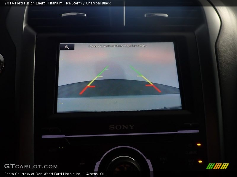 Ice Storm / Charcoal Black 2014 Ford Fusion Energi Titanium