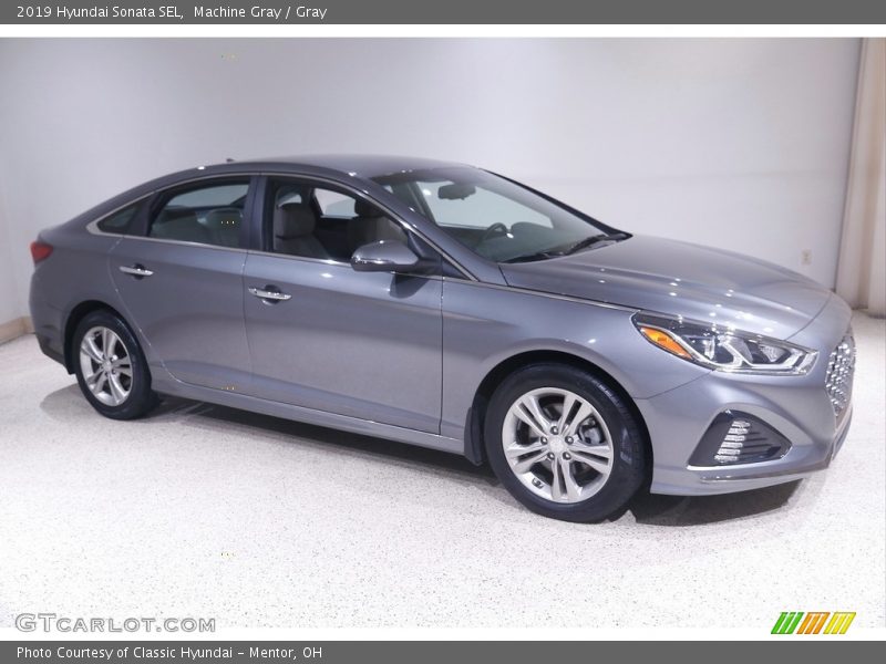 Machine Gray / Gray 2019 Hyundai Sonata SEL