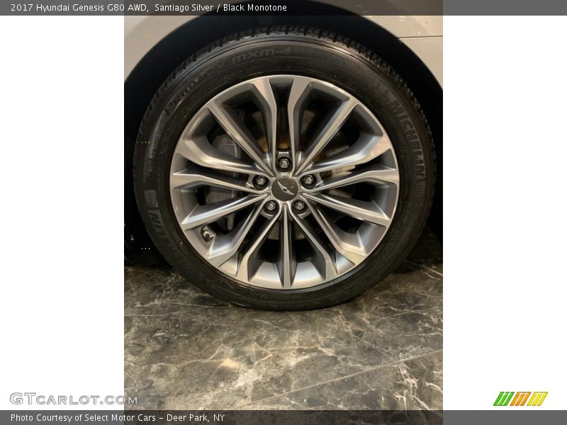 Santiago Silver / Black Monotone 2017 Hyundai Genesis G80 AWD