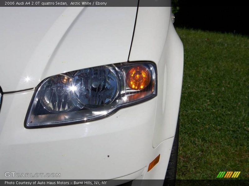 Arctic White / Ebony 2006 Audi A4 2.0T quattro Sedan