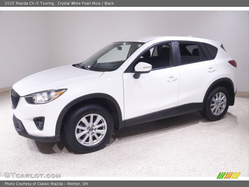 Crystal White Pearl Mica / Black 2015 Mazda CX-5 Touring