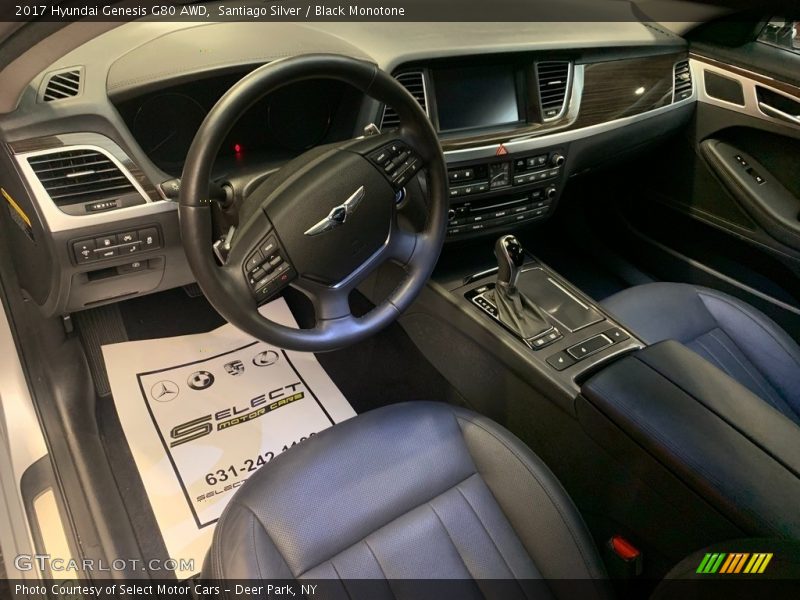 Santiago Silver / Black Monotone 2017 Hyundai Genesis G80 AWD